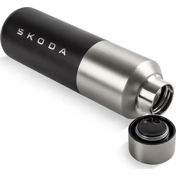 Škoda Auto Termo láhev Škoda 600 ml černo stříbrná, BPA free
