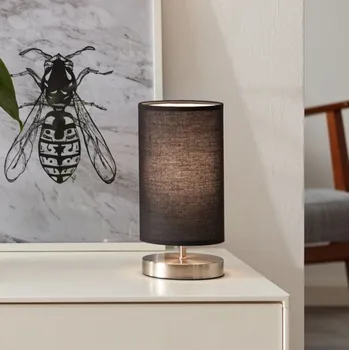 Lampička Brilliant 13247/06 Stolní lampa CLARIE černá