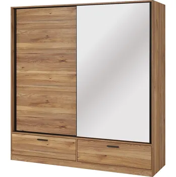 Šatní skříň Skříň Beta 180 - Helvetia Dub Mauvella 180x209 cm