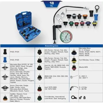 Nářadí pro automobil Tester, tlak v chladicí soustavě Brilliant tools BT521200