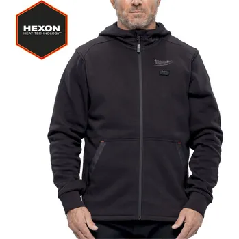 MILWAUKEE M12HHBL5-0(L) Pánská vyhřívaná mikina s kapucou HEXON černá L 4932499189