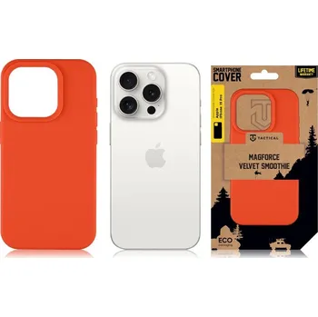 Pouzdro na mobilní telefon Zadní kryt Tactical MagForce Velvet Smoothie pro Apple iPhone 15 Pro, chilli