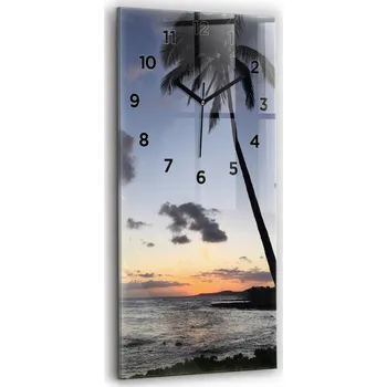 Hodiny Nástěnné hodiny Wallfluent černé 30 cm