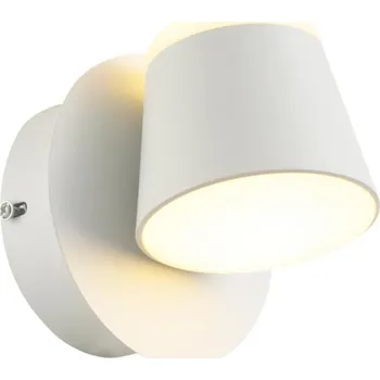 Nástěnné svítidlo ACA Lighting nástěnné svítidlo LUCIDO LED 8W 3000K 640lm bílý kov 12x12x13cm V83LEDW13WH