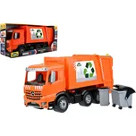 Lena Auto popelář Worxx plast 53cm Mercedes Arocs v krabici 54x26x20cm