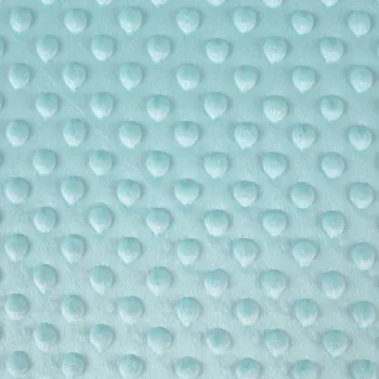 Zbytek - Látka minky light 220g baby blue