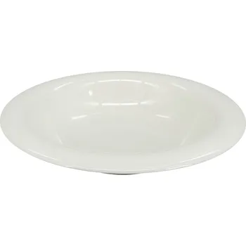 Talíř by inspire Hluboký porcelánový talíř Bella, ø 23 cm, bílý