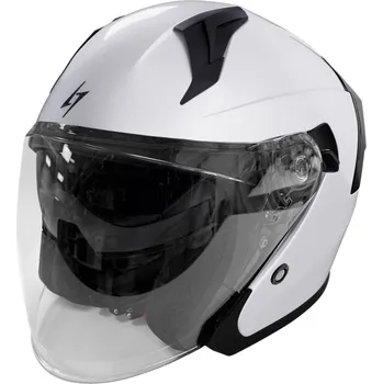 Motodoplněk Open face helmet STORMER 407-21JB-A05-09 RUN white pearly M
