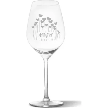 Víno Sablio Sklenička na víno Miluji tě 2: 49 cl