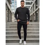 Pánský zimní svetr WX1962 Barva: Tmavě Šedá, Velikost: XL