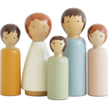 3D puzzle Le Toy Van Dřevěné postavičky do domečku Rodinka