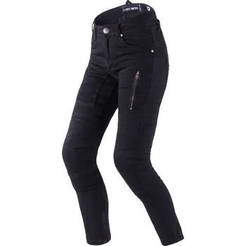 Moto kalhoty Dámské jeansy Street Racer Stretch II Slim fit CE černé W30/L31