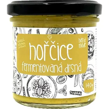 Rostlinná pomazánka GOODIE Hořčice fermentovaná - drsná 135 g