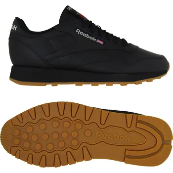 Pánské tenisky REEBOK Pánské univerzálni boty Classic Leather KAŠTANOVÁ|ZELENÁ|ČERNÁ