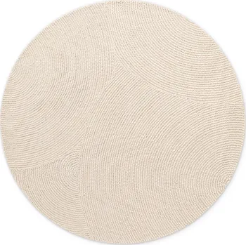 Koberec Hanse Home Kusový koberec Eleni 106220 Natur Weiß kruh Rozměry koberců: 120x120 (průměr) kruh