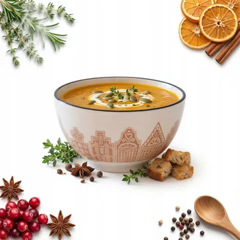 MISKA 500ML NA POLÉVKU, CEREÁLIE, DEZERT, KERAMICKÁ 14 CM