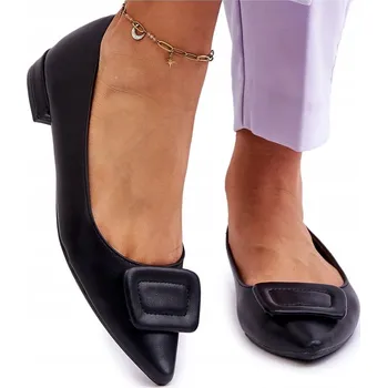 Dámské baleríny Dámské baleríny klasické s ozdobou černé 37