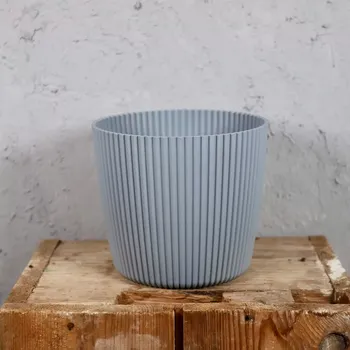 Květináč Prosperplast plastový květináč Milly round light grey Ø 19 cm