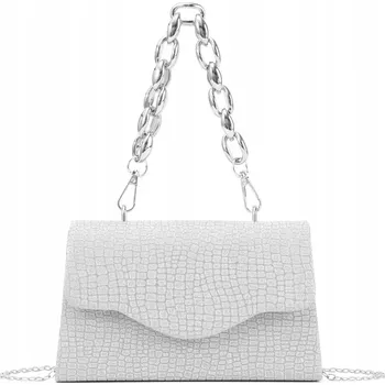 Kabelka EVEOUT kabelka psaníčko polyester stříbrná