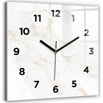 Hodiny Nástěnné hodiny Wallfluent bílé 30 cm