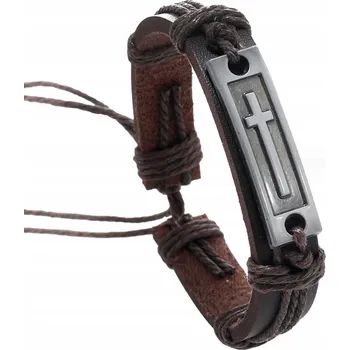 Náramek PÁNSKÝ NÁRAMEK NASTAVITELNÝ RUČNĚ PLETENÝ