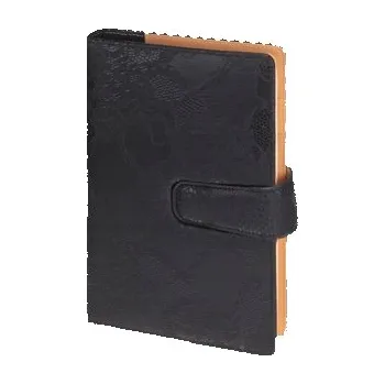 Diář Týdenní diář A6, kolekce Filadelfia, černý KTP-60FN/CZA/P