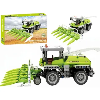 ostatní stavebnice SADA STAVEBNÍCH STAVEBNICE 520 DÍLŮ ZELENÁ COIL KOMBAJNER