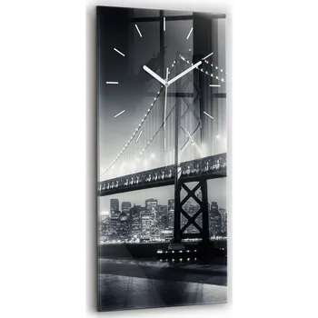 Hodiny Nástěnné hodiny Wallfluent černé 30 cm