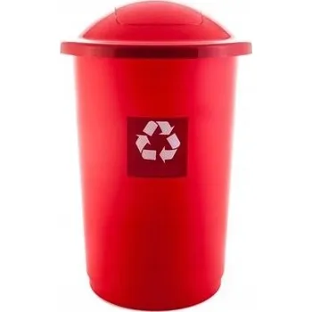 Odpadkový koš Plastový Odpadkový koš Plafor 50 l žlutý