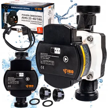 Oběhové čerpadlo Elektronické oběhové čerpadlo IBO AMG 25-40/180 PWM + ŠROUBENÍ