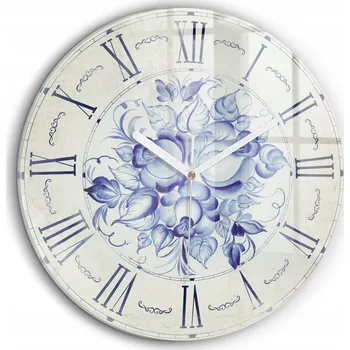 Hodiny Nástěnné hodiny Wallfluent, odstíny šedé, 60 cm