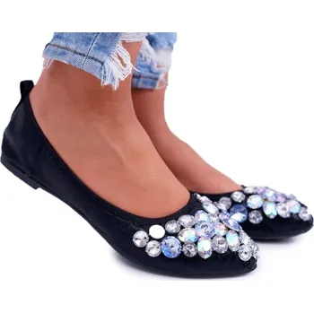 Dámské baleríny Dámské baleríny s černými kameny vel. 38