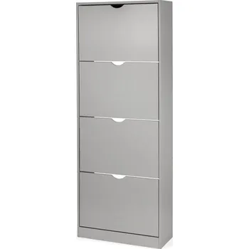 Výklopný botník PLAVI 4, šedá + vyzvednutí ZDARMA