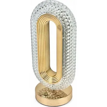 Lampička Noční lampa dekorativní LED zlatá, 3 režimy svícení