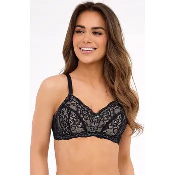Podprsenka Gaia podprsenka s měkkými košíčky černá velikost 80B