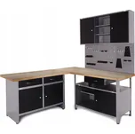 OLKIGROUP Dílenský rohový ponk KLASIK I (4dílná sestava) 3136