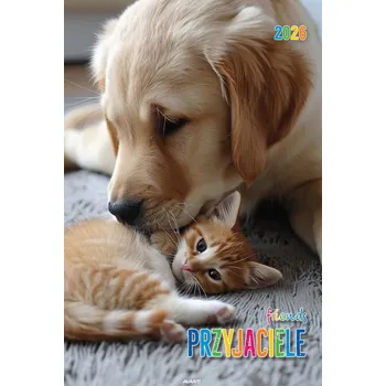 Kalendář Nástěnný kalendář 2026 zvířata přátelé malý 23*30.5