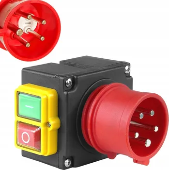 vypínač 3fázový VYPÍNAČ / spínač motoru 400V DZ08-3 KOA7 pro vrtačky, míchačky, silnoproudé aplikace