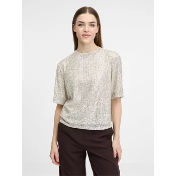 Dámská halenka Krémová dámská halenka ORSAY Orsay hnědá | krémová 3500146