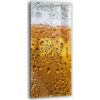 Hodiny Nástěnné hodiny Wallfluent žluté 30 cm