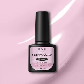 Lak na nehty ENII NAILS Skinny Base Ceramic 4 Peony - mléčná báze, 10 ml