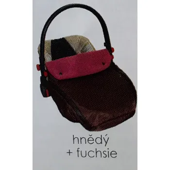 Nánožník Emitex Nánožník auto DELUXE-hnědý fuchsie
