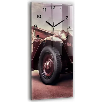 Hodiny Nástěnné hodiny Wallfluent hnědé 30 cm