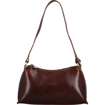 Kabelka Dámská kožená kabelka na rameno hnědá - Delami Vera Pelle Araxi hnědá