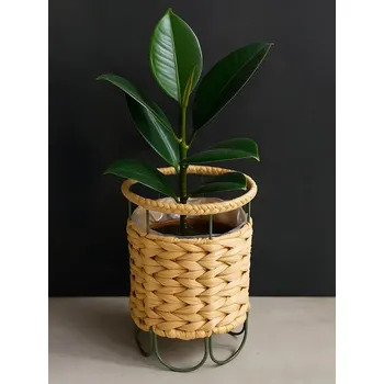 Květináč Sinsay - Pletený květináč - béžová - 75215-80X - 75215-80X-M