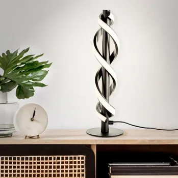 Lampička Brilliant G94538/06 Stolní lampa AMALIE LED černá