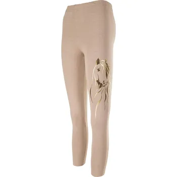 Dívčí legíny Dívčí legíny, béžové s aplikací s koněm, Tup Tup, vel.