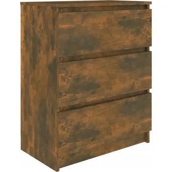 Komoda Komoda, kouřový dub, 60x35x76 cm, dřevěný materiál