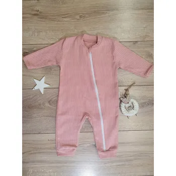 Kojenecký overall Mamatti kojenecký overal bavlna velikost 80 (75 - 80 cm) růžový