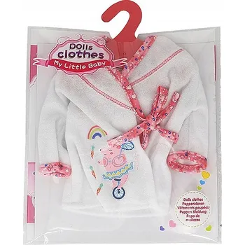 Doplněk pro panenku Župan pro panenku Adar Miminko 45 cm bílý